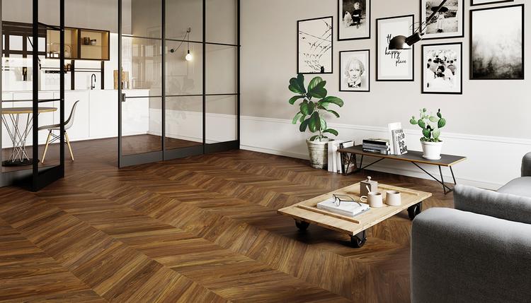 Sleekwood | Emilceramica Gres Porcelánico Emil Sleekwood Madera Sala De Estar Mohogany Imagen Galería | Emilceramica