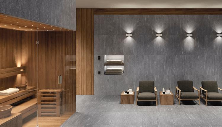 Cornerstone Alpen | Emilceramica Gres Porcelánico Ergon Cornerstone Alpen Piedra Baño Valser Imagen Galería | Emilceramica