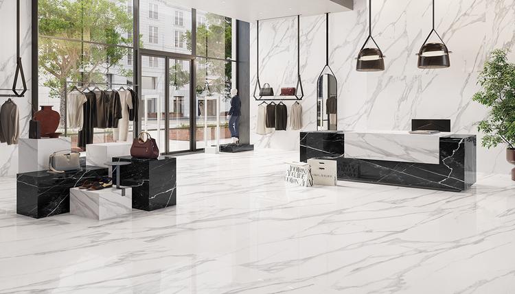 Tele Di Marmo | Emilceramica Gres Porcelánico Emil Tele Di Marmo Mármol Negocio Statuario Michelangelo Base Imagen Galería | Emilceramica