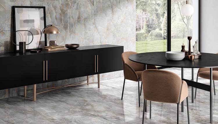 Tele Di Marmo Reloaded | Emilceramica Gres Porcelánico Emil Tele Di Marmo Reloaded Mármol Comedor Onice Klimt Base Imagen Galería | Emilceramica