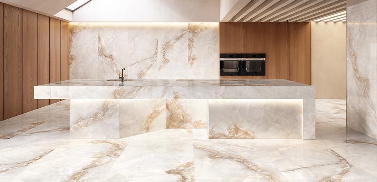 Tele di Marmo Onyx | Emilceramica Gres Porcelánico Emil Tele Di Marmo Onyx Mármol Cocina Stormy Day Imagen Galería | Emilceramica