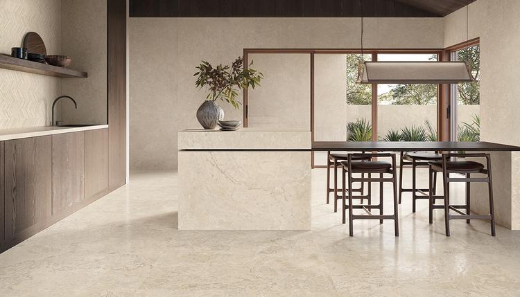 Unique Bourg | Emilceramica Gres Porcelánico Provenza Unique Bourg Piedra Cocina Beige Variée,beige Minimal,beige Pointes Imagen Galería | Emilceramica
