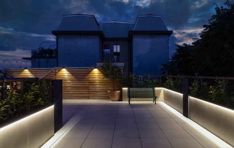 Una terraza céntrica, moderna y elegante 